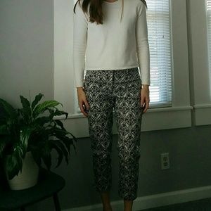 Loft Paisley Dress Pants